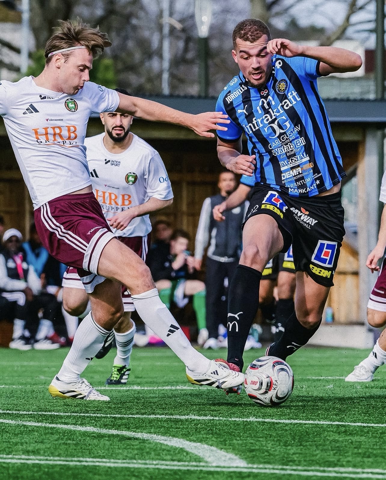 Helgens bortamatch mot Karlstad Fotboll slutade 2–1.
